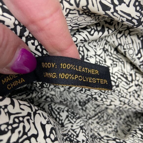 REBECCA MINKOFF | Blue Studded Zip Leather Crossbody Bag - Picture 15 of 15